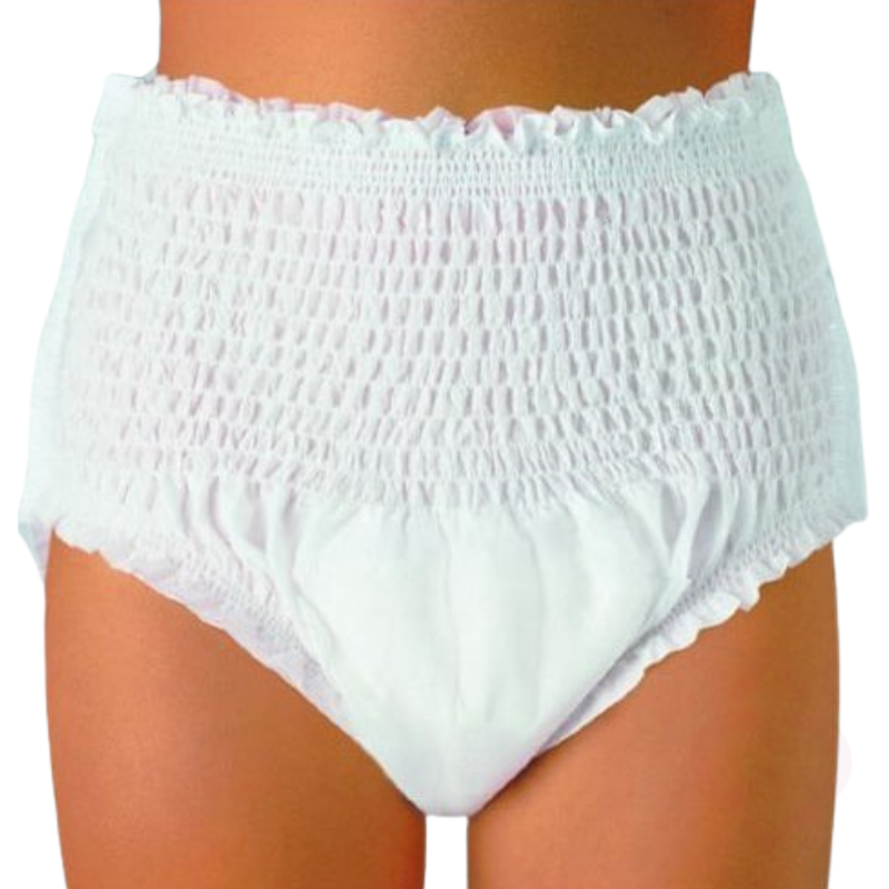 Cueca-fralda MoliCare Premium Mobile 8 gotas, tamanho M, com formato anatómico e ajuste confortável ao corpo, oferecendo elevada absorção, proteção contra fugas e maior segurança e autonomia no dia a dia.