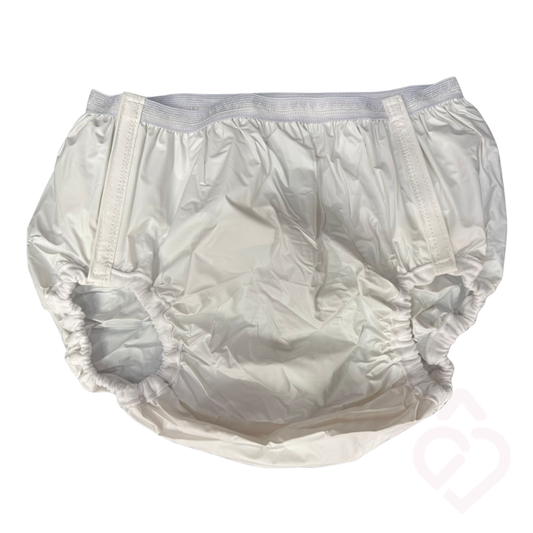 Cueca impermeável para incontinência com fecho em velcro e proteção contra fugas