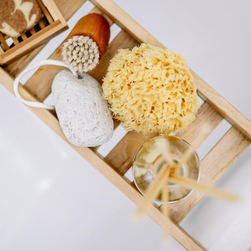 Esponja natural clássica para banho e higiene corporal