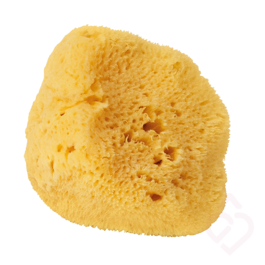 Esponja natural de seda para banho, suave e delicada para a higiene diária da pele.