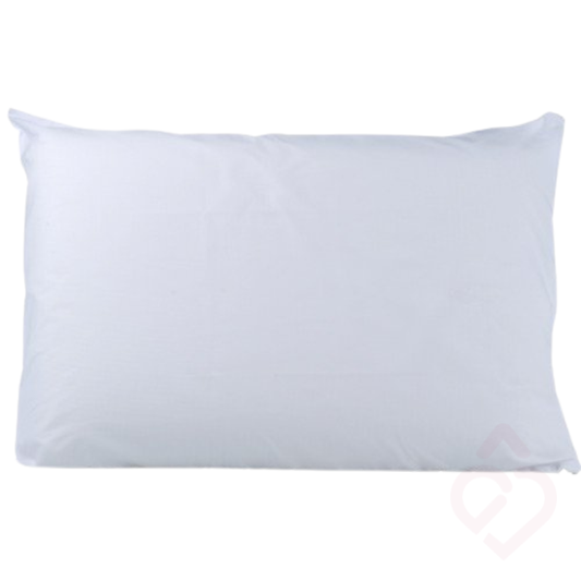 Fronha anti-ácaros branca 60 x 40 cm para proteção da almofada.