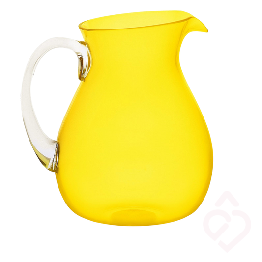 Jarro memento synth 1.6L leve e resistente para utilização diária cor amarelo