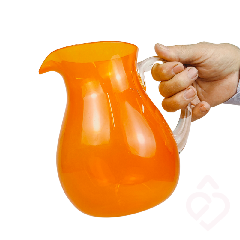 Jarro memento synth 1.6L leve e resistente para utilização diária cor mandarina