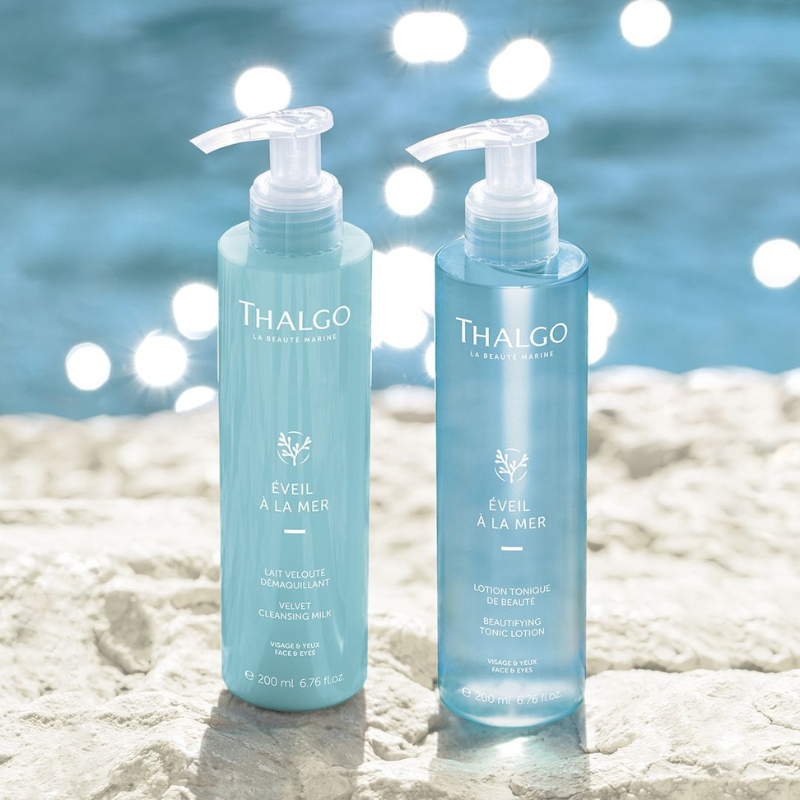 Loção tónica Thalgo Éveil à la Mer para rosto e olhos, 200 ml