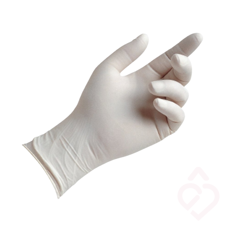 Luvas de latex descartáveis