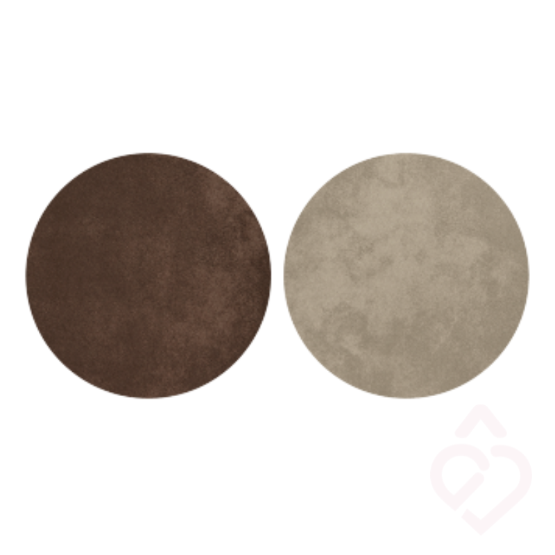 Poltrona relax elétrica disponível em duas opções de cor, castanho e bege, permitindo escolher o acabamento que melhor se adapta à decoração do espaço.