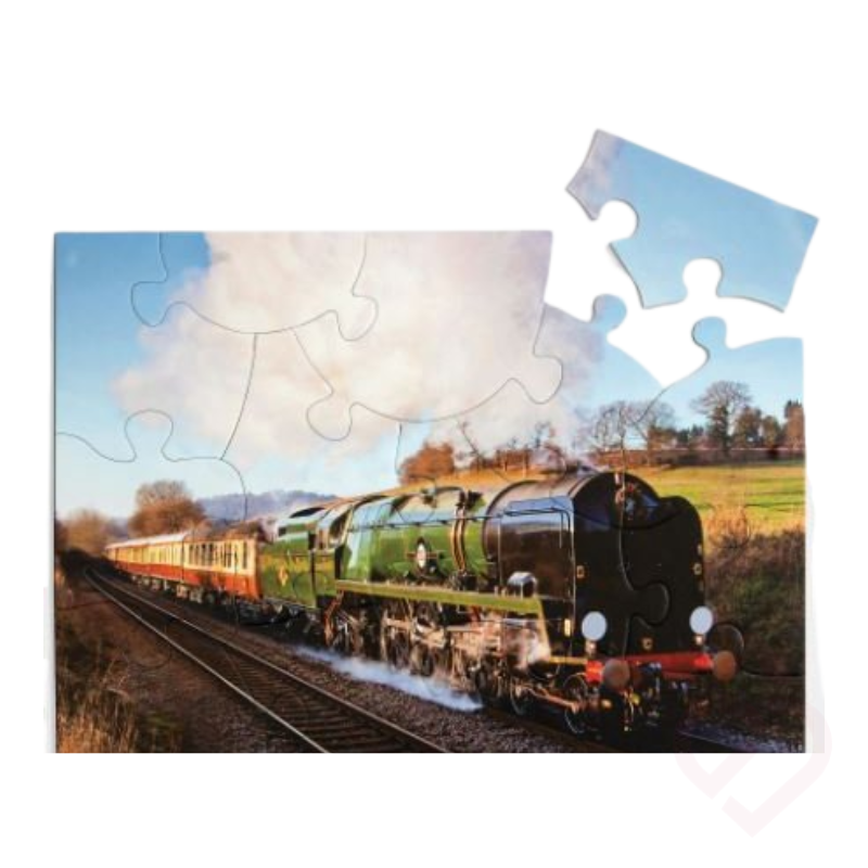 Puzzle Relish Orient Express de 13 peças, com peças grandes e fáceis de manusear. Desenvolvido para estimular a memória, a atenção e a coordenação, ajudando a manter o cérebro ativo. É também indicado para pessoas com Alzheimer ou outras formas de demência.