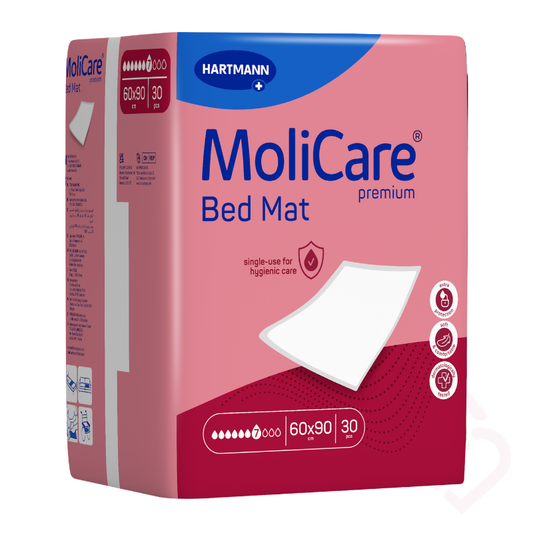 Embalagem de resguardos descartáveis MoliCare Bed Mat Premium 60 x 90 cm
