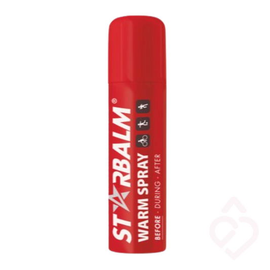 Starbalm Warm Spray, spray de calor para preparação muscular antes da atividade física.