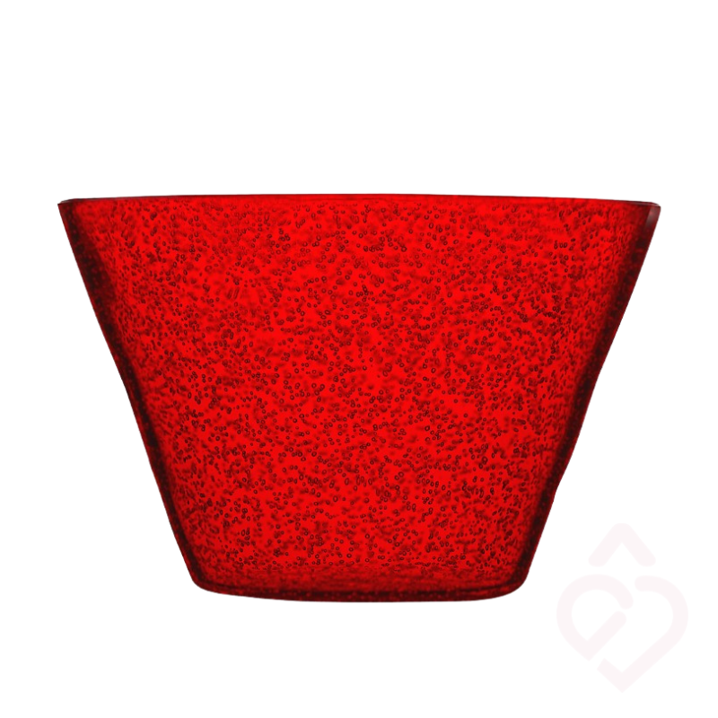 Tigela pequena memento synth leve e funcional para refeições diárias cor vermelho 