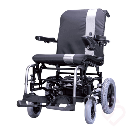 Cadeira de rodas elétrica compacta e desmontável para maior mobilidade e autonomia