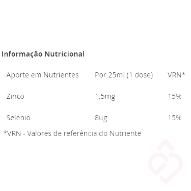 Informação nutricional do suplemento alimentar Collagene 10000 Thalgo