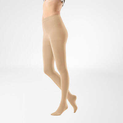 Collants de compressão para mulher classe 1 cor cream