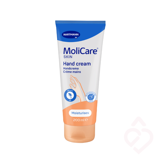 MoliCare Skin creme para as mãos para nutrir e suavizar a pele seca