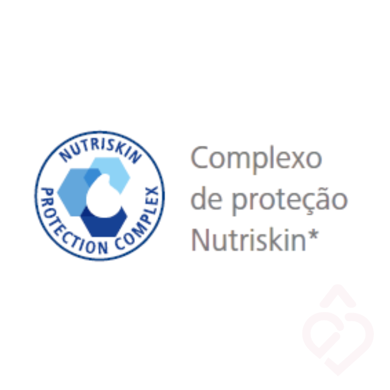 Símbolo do complexo de proteção Nutriskin do MoliCare Skin Creme de Óxido de Zinco, desenvolvido para apoiar a proteção e o cuidado da pele.