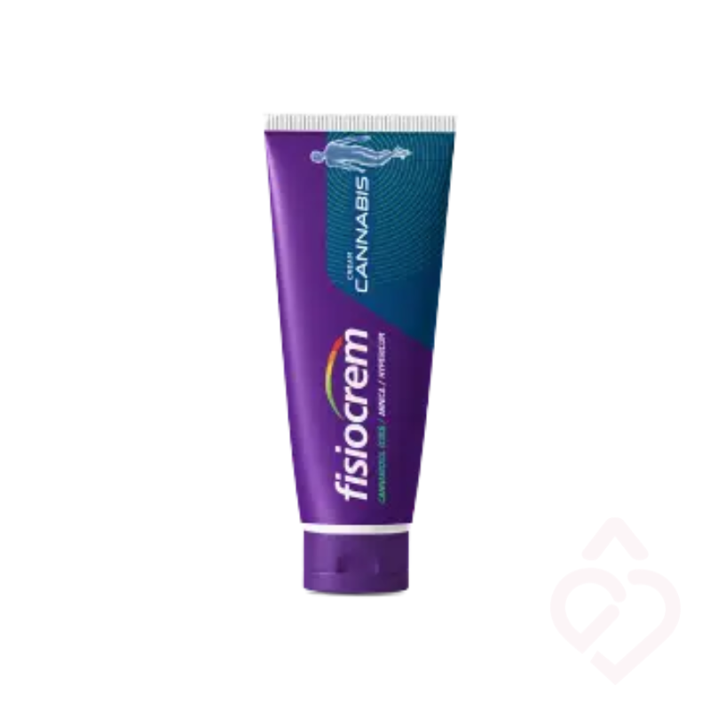Embalagem do Fisiocrem Cannabis creme 200 ml para músculos e articulações