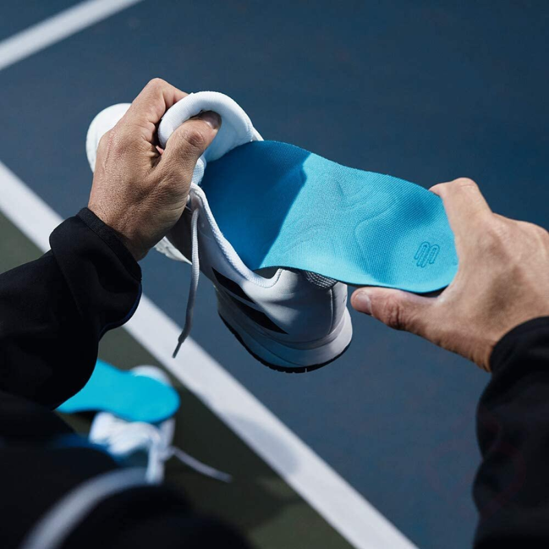 Palmilhas desportivas para melhor adaptação ao calçado