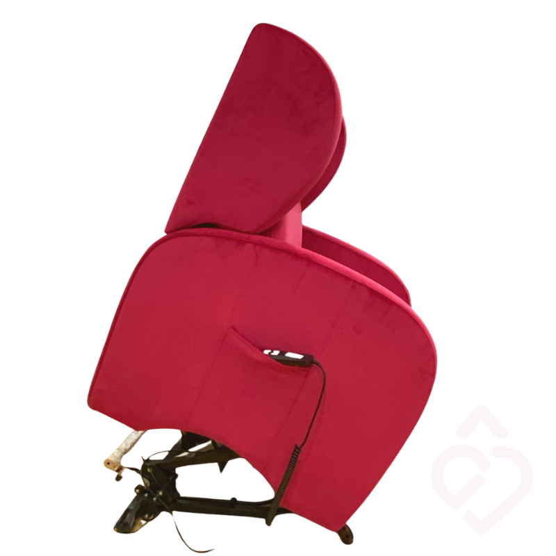 Poltrona Elétrica Bimotor em Tecido – Reclinação e Elevação