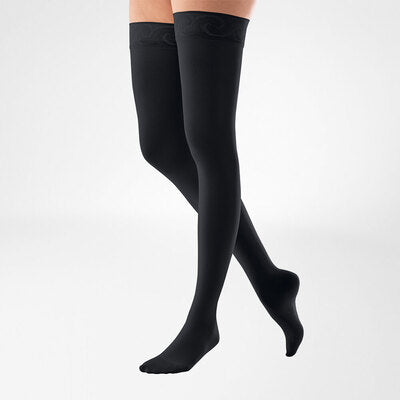 Women's Compression Thigh High Stockings Class 1 – Open Toe