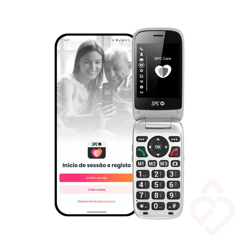Telemóvel sénior SPC Polaris com botão SOS e chamadas simplificadas